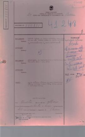 Processo n.º 779/1981, nº arquivamento 41248 (2ª JCJ)
