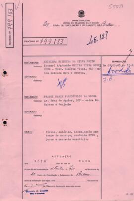 Processo n.º 799/1983, arquivamento 452127