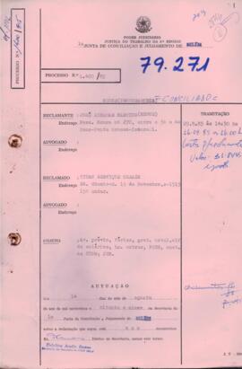 Processo n.º 1420/85 , nº arquivamento 79271 (1ªJCJ)