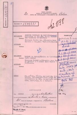 Processo n.º 1779/1981, arquivamento 42598