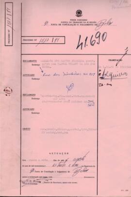 Processo n.º 1517/1981, nº arquivamento 41690