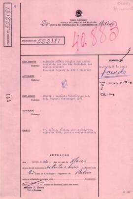 Processo n.º 522/1981, nº arquivamento 40883 (2ª JCJ)