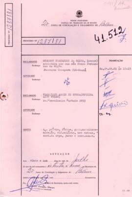 Processo n.º 1287/1981, nº arquivamento 41512