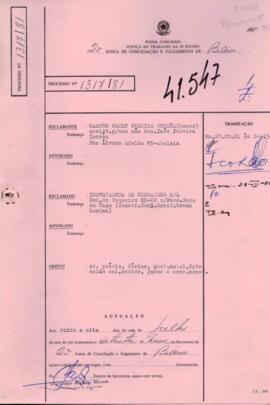 Processo n.º 1317/1981, nº arquivamento 41547