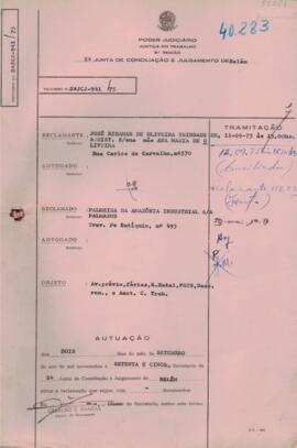 Processo n.º 941/1975, nº arquivamento 40283(2ª JCJ)