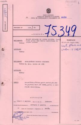 Processo n.º 139/84, arquivamento  75349