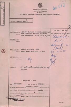 Processo n.º 995/1975, nº arquivamento 40513(2ª JCJ)